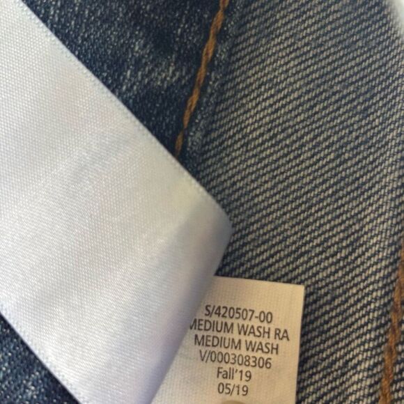 Banana Republic girlfriend rolled cuff straight leg jeans size 14 new - Picture 6 of 11